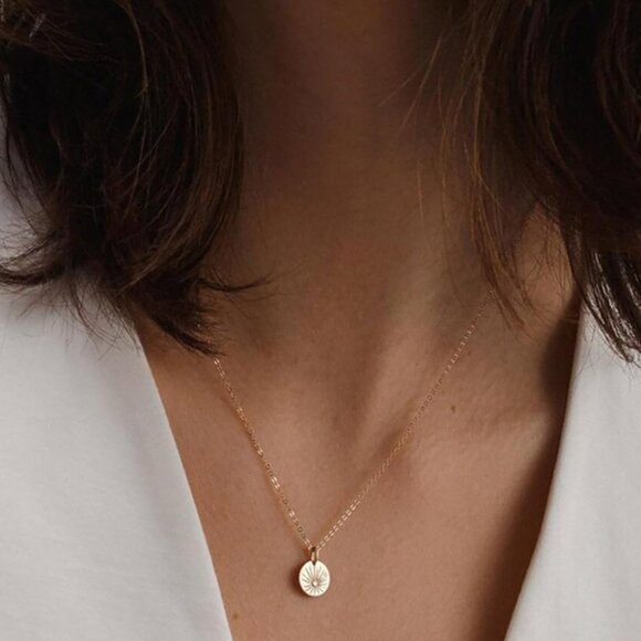 ⚡Sun Moon Sunlight Evil Eye Infinity Italian Horn Softball Compass elegant - Picture 6 of 7